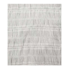 Coton Stretch Crinkle Jacquard Tissu pour robe